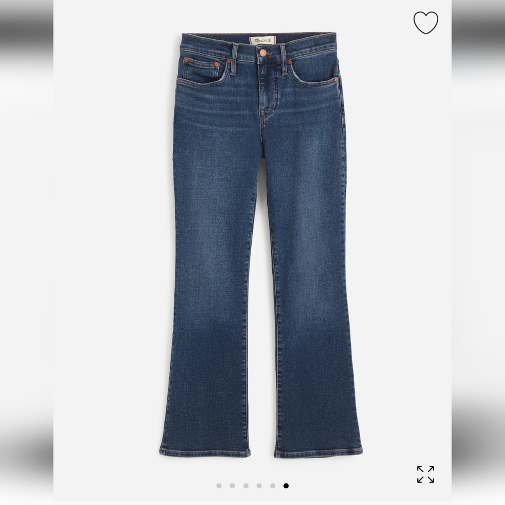 Madewell Mid-Rise Kick Out Crop Jeans